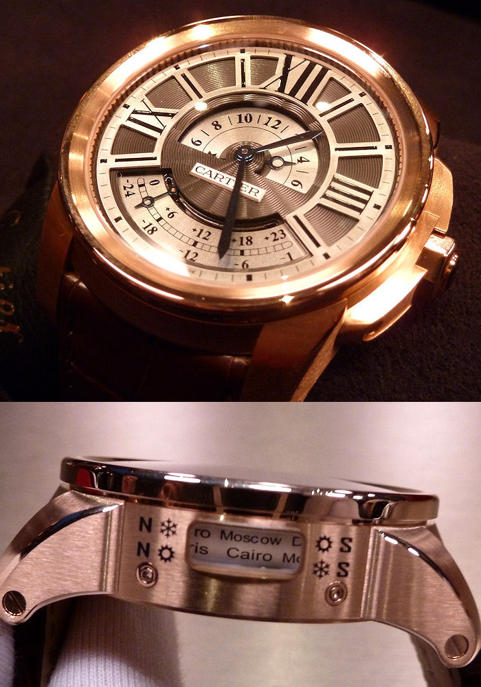 Часы Cartier Calibre de Cartier Multiple Time Zone
